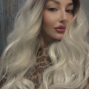 Elegant Blonde Wavy Hair WIG!